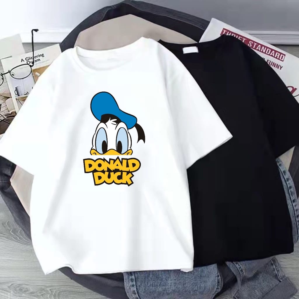 MYSTIQUE.ID-BAJU KAOS FAMILY DON*ALD DUCK T-SHIRT LUCU DAN AESTHETIC