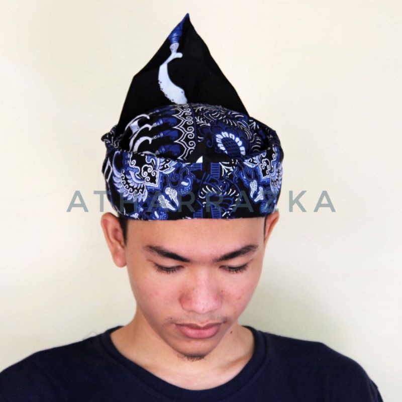 Blangkon Sunda Premium Merak Ngibing - Iket Totopong Bondo Sunda