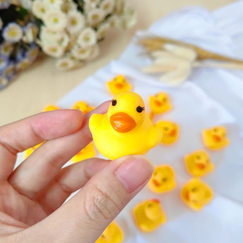 Mainan Bebek Kuning Karet Mainan Mandi Bayi Kecil Lucu Murah