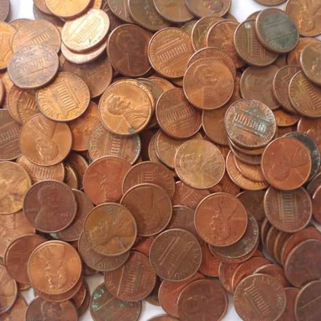 1 cent lincoln amerika tahun campur