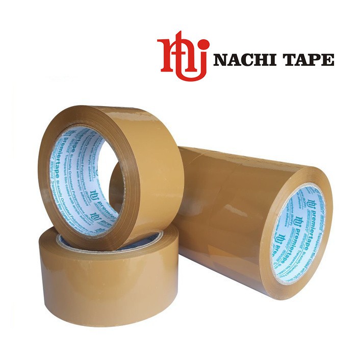 

Lakban Nachi Premier 2" Inch x 48mm x 100 Yard Coklat