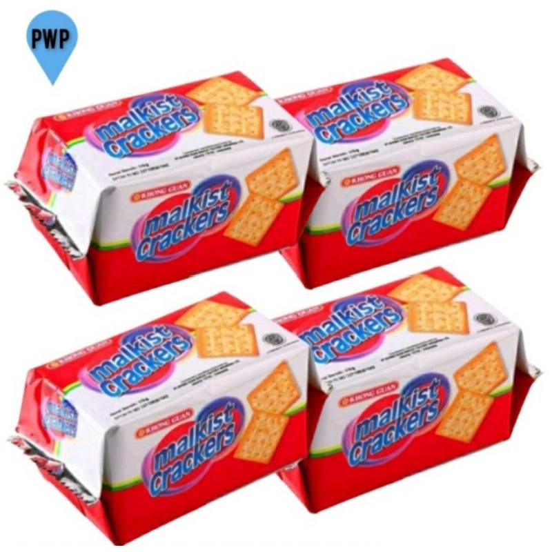 

Khong Guan Biscuit Malkist Crackers 135gr Paket 4 Pc