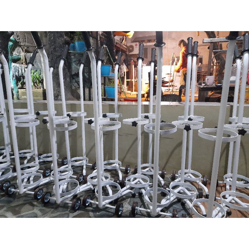 Troli Tabung Oksigen 1 m3 - 1,5 m3
