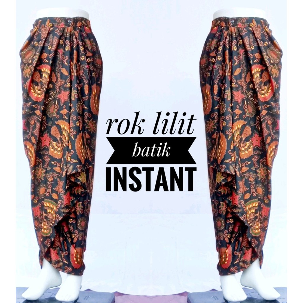 rok lilit batik instant 2 Shopee Indonesia