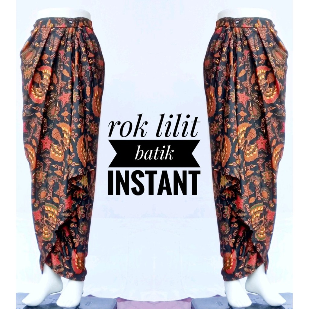 Jual rok lilit batik instant 2 | Shopee Indonesia