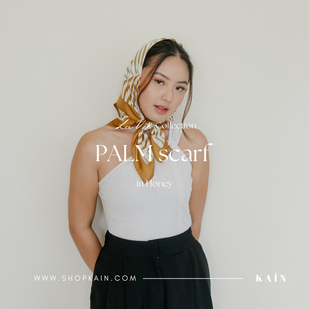 SHOPKAIN PALM scarf in Honey - LA VIE  Collection