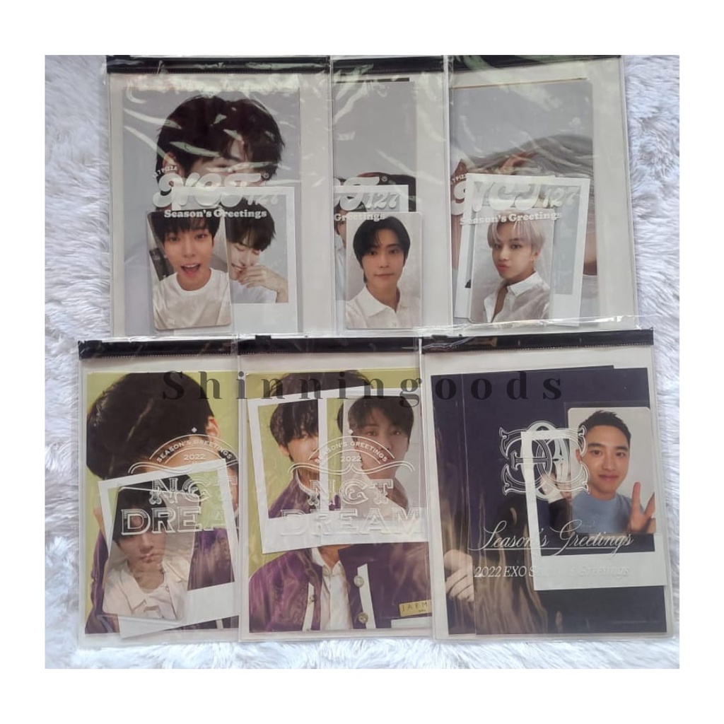 [READY] PHOTOPACK SG 2022 D.O EXO, JENO JAEMIN DOYOUNG JAEHYUN NCT,MD UNIVERSE 4X6 PHOTO+PC SET, TRA