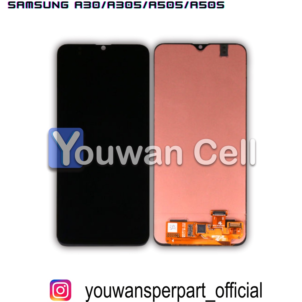 LCD TOUCHSCREEN SAMSUNG GALAXY A30 - A50 / A305 / A505 / A50S - ORI COMPLETE NEW AMOLED