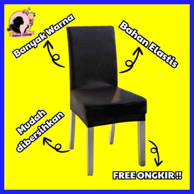 Sarung kursi Cover kursi Sarung kursi makan Cover kursi makan Sarung kursi polos tamu VO 85