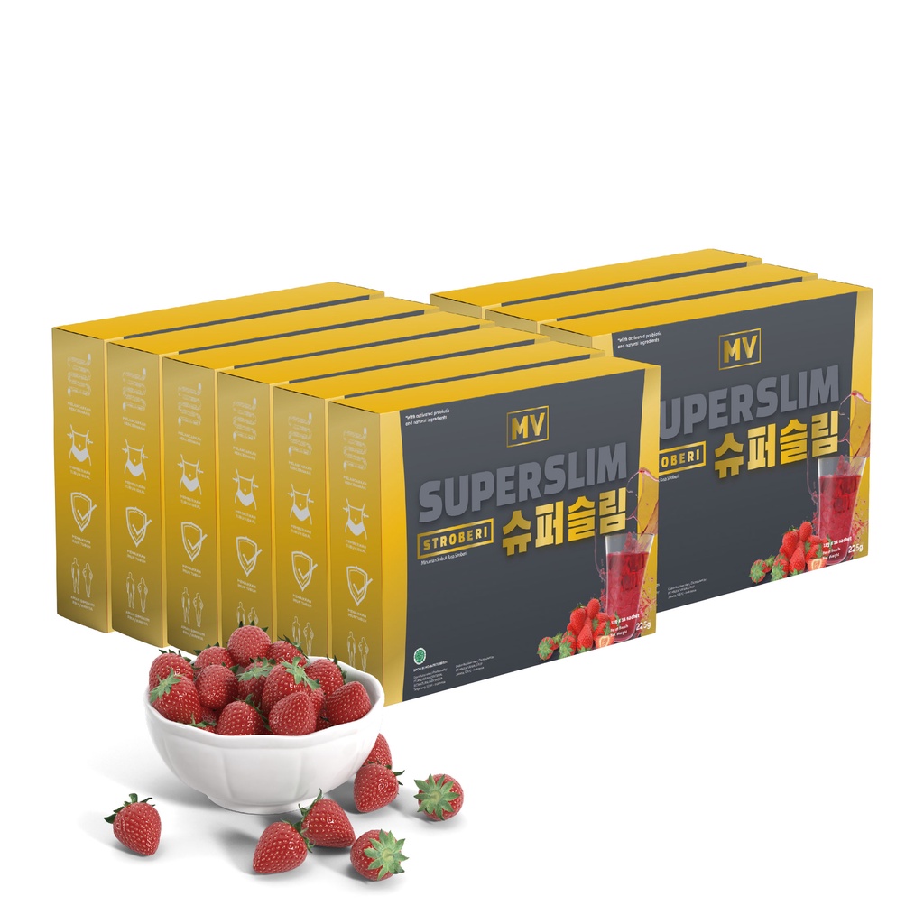 MVSUPER - SLIM MVSUPERSLIM 9 Month Supply Herbal Alami Pelangsing Slimming Detox Pelancar BAB Diet Anti Ribet All you can eat tetap fit mvsuperslim