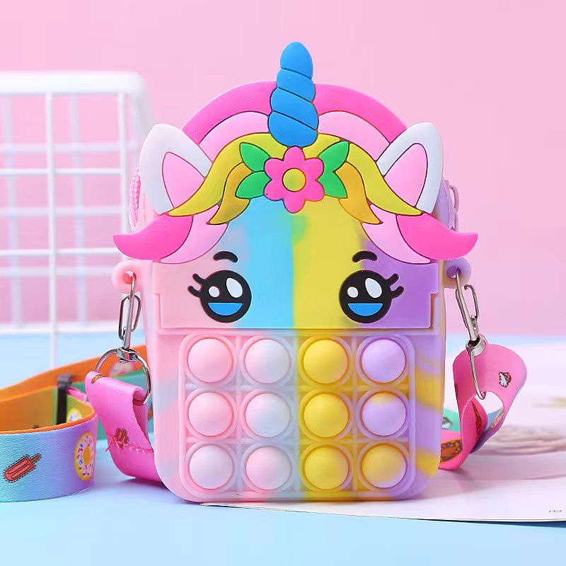 Pony Bag Pop It Tas Pop It Squid Game Tas Slempang Anak Popit Mainan Anak Tas Popit