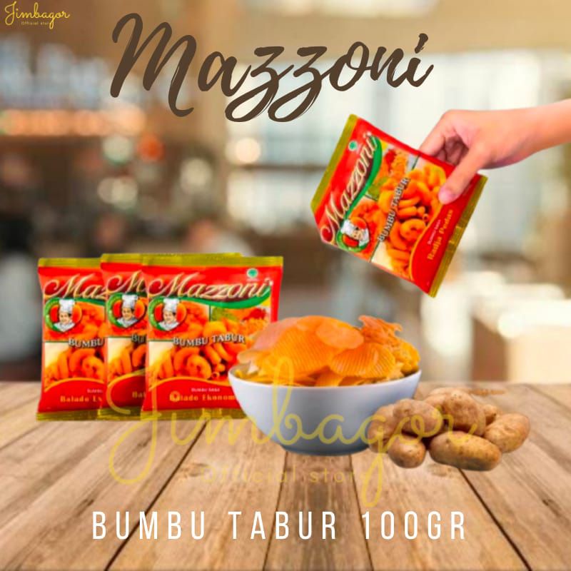 

MAZZONI BUMBU TABUR BALADO BBQ RUMPUT LAUT SAPI AYAM PANGGANG PEDAS MANIS BUMBUKENTANG MACARONI 100G