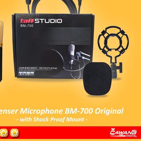 ℮ Microphone Kondenser Professional Mic BM-800 BM800 BM 800 Original - BM-700 ☪