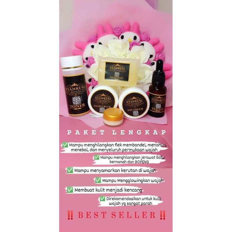 BISA COD BPOM Skincare SABUN FACIAL WASH PAKET LENGKAP SYAHRENI GLOWING syr ORIGINAL syahraeni wajah-3