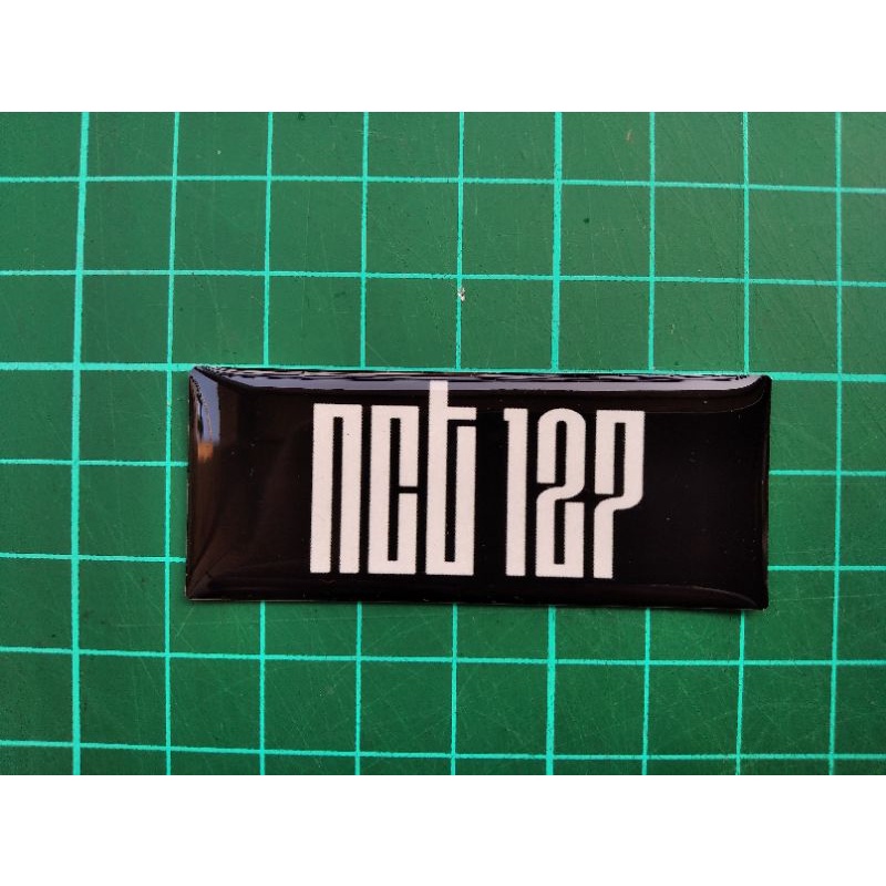 Stiker Timbul Emblem Logo KPOP NCT 127 Keren!!!