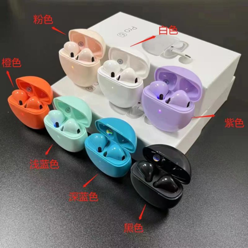 Headset Bluetooth TWS Airpods Pro 6