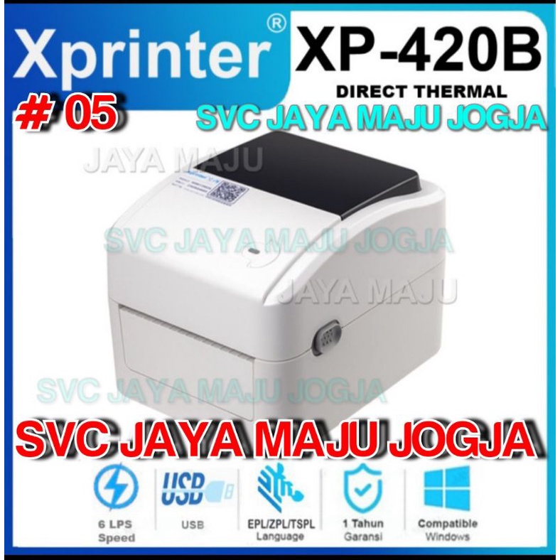 Jual XPRINTER XP 420 B - USB ONLY - WHITE / PUTIH - 203 DPI - LABEL ...