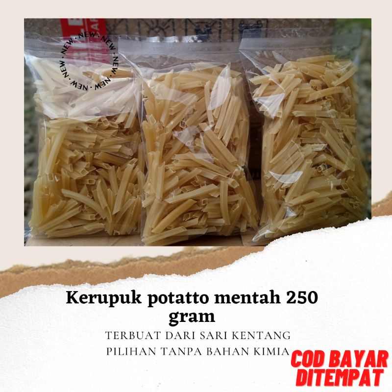 

KERUPUK POTATO MENTAH 250 GRAM