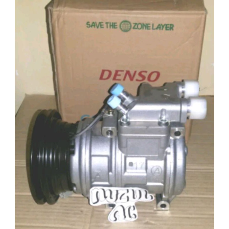 Compressor Compresor Kompresor Ac Mobil Toyota Hardtop Assy, Komplit Tinggal Pasang Merk Denso Asli