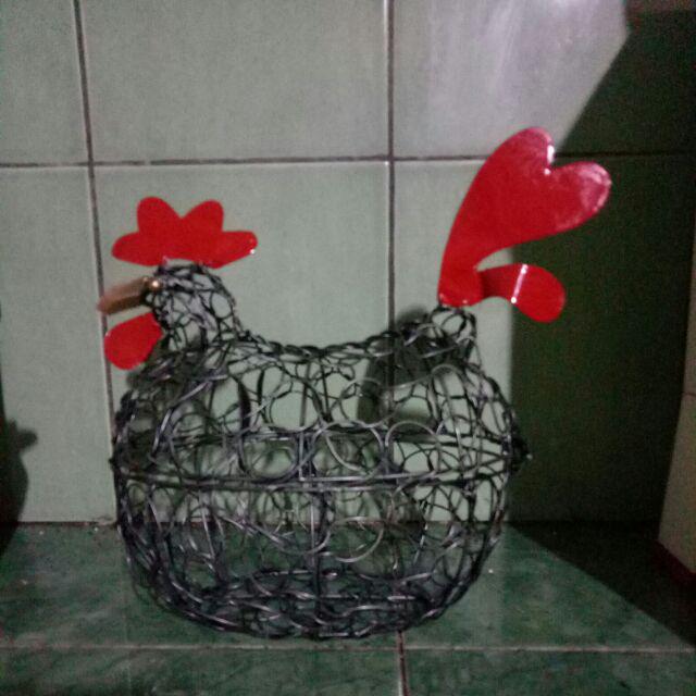 Keranjang Telur Model Ayam Xl  (ukuran M/l/xxl  Bisa Diorder Di Etalase Yg Berbeda)