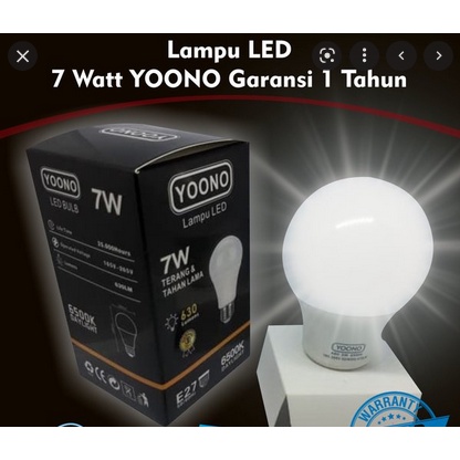 LAMPU LED YOONO DAYLIGHT