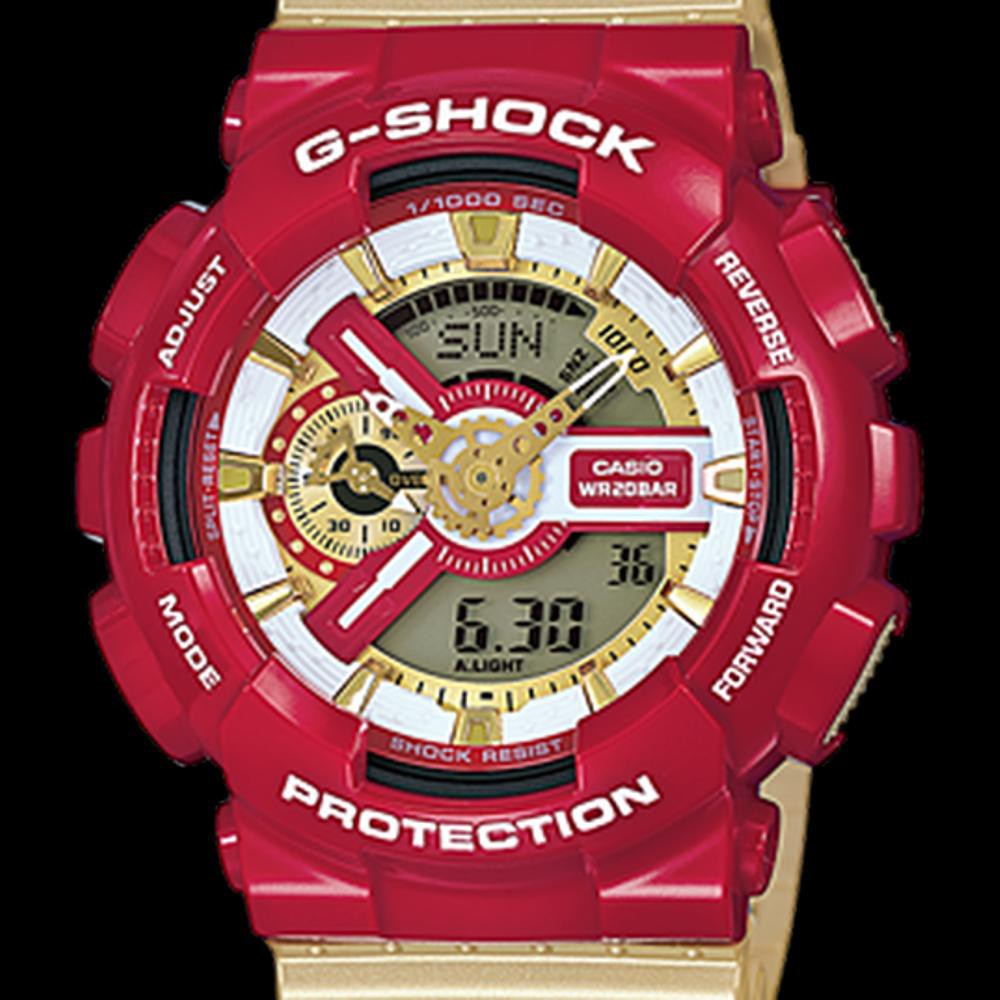 Jam Tangan Casio G Shock Original Pria GA 110CS 4A IronMan