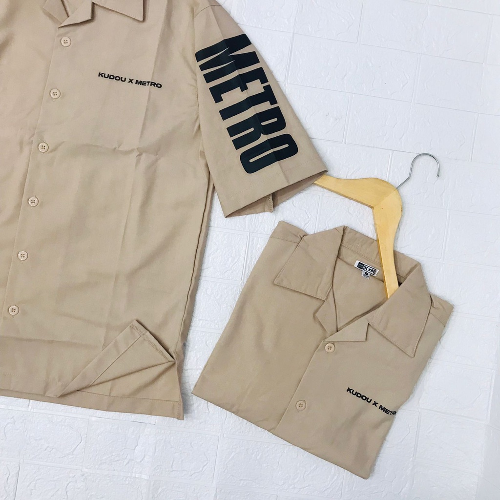 Kemeja Kudou x Metro Official Shirt Cream