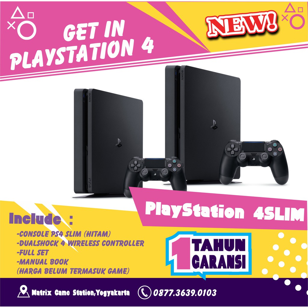 harga ps4 slim 500gb second