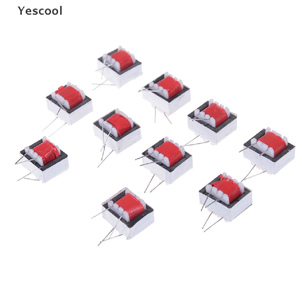 Yescool 10pcs Ring transformer audio 600: 600 ohm 1: 1 EI14