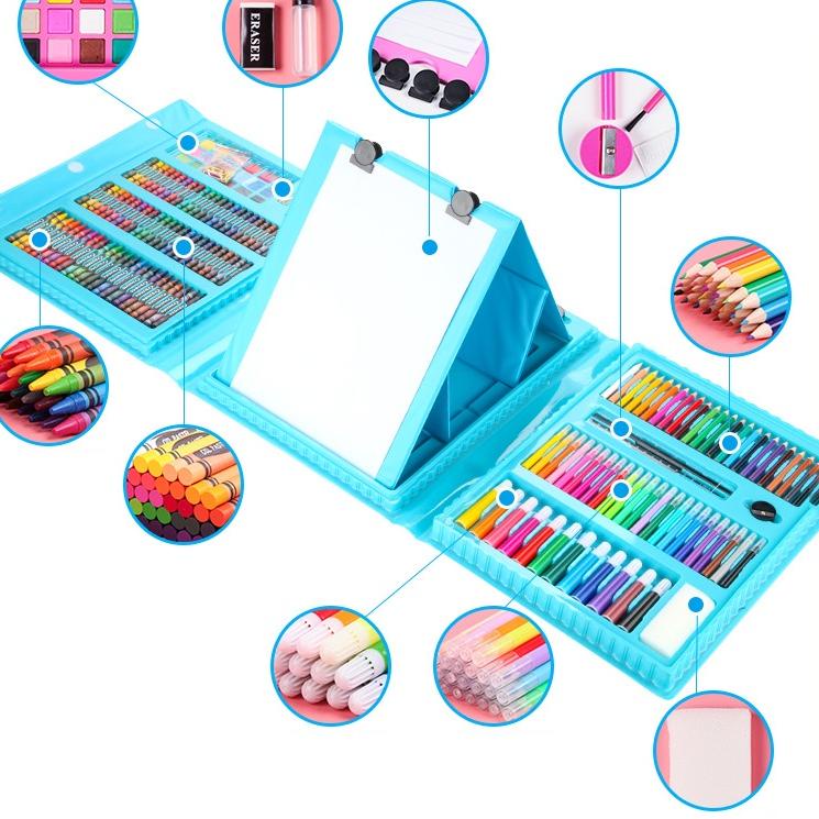 

ㅰ Mocababy Crayon Set 208pcs Alat Menggambar Melukis Anak-anak Crayon Cat Air Pensil Crayon Anak Pengasah BEST PRICE 3081 ♠