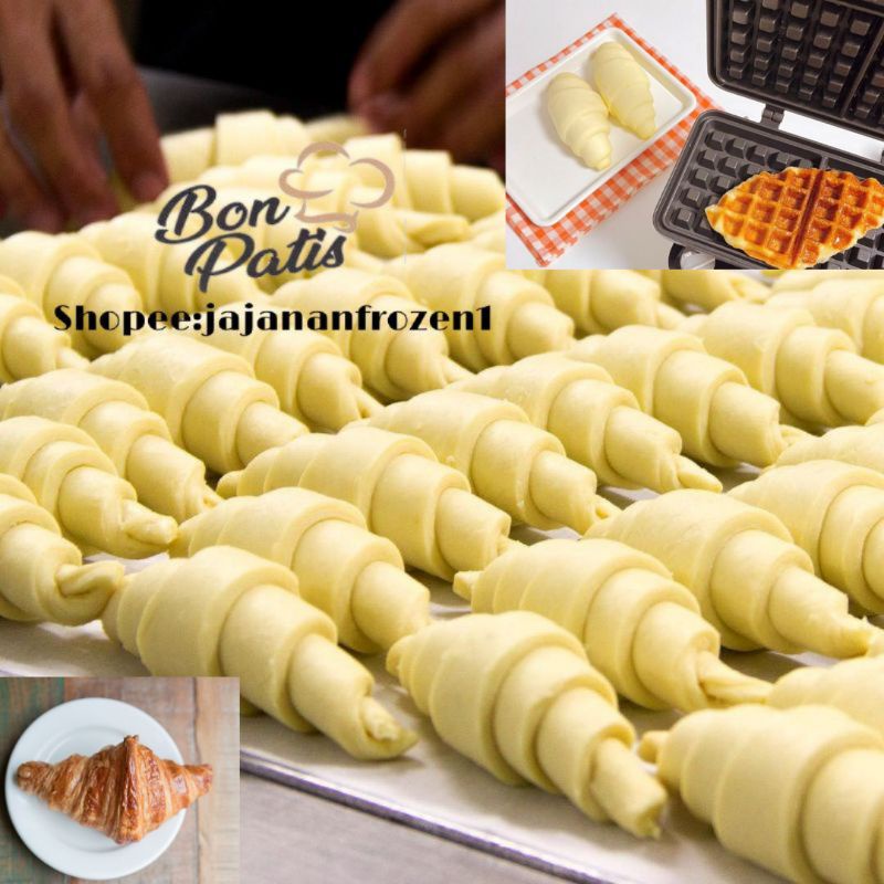 BONPATIS BONCHEF CROISSANT CROFFLE Butter Frozen 30g Halal | BONPATIS