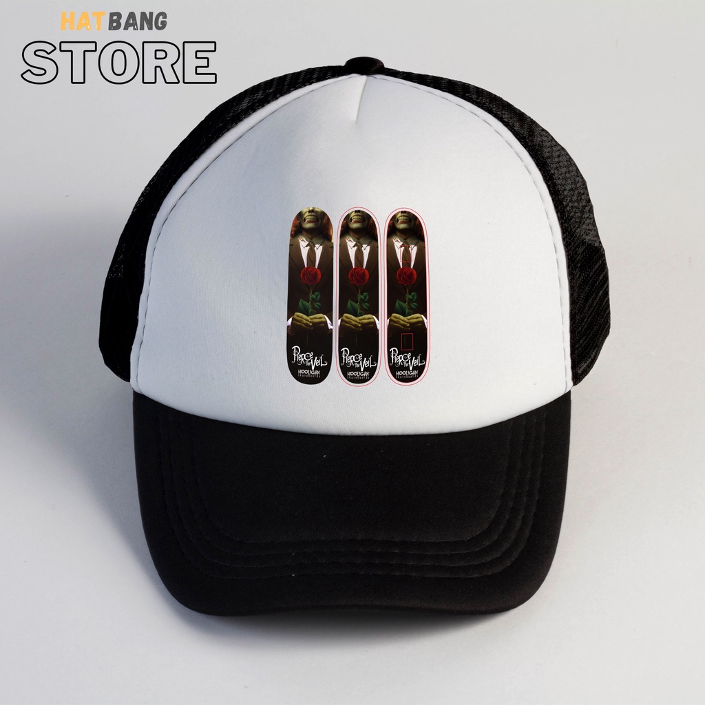 TOPI PIERCE THE VEIL / TOPI DISTRO / TOPI JARING DISTRO / TOPI JARING KEREN / TOPI BAND / TOPI TRUCKER / TOPI JARING / TOPI MURAH / TOPI SNAPBACK / TOPI BASEBALL / TOPI KEKINIAN / TOPI KEREN / TOPI SABLON / TOPI MURAH BANGET/ HAT / FASHION / TOPIPUNK