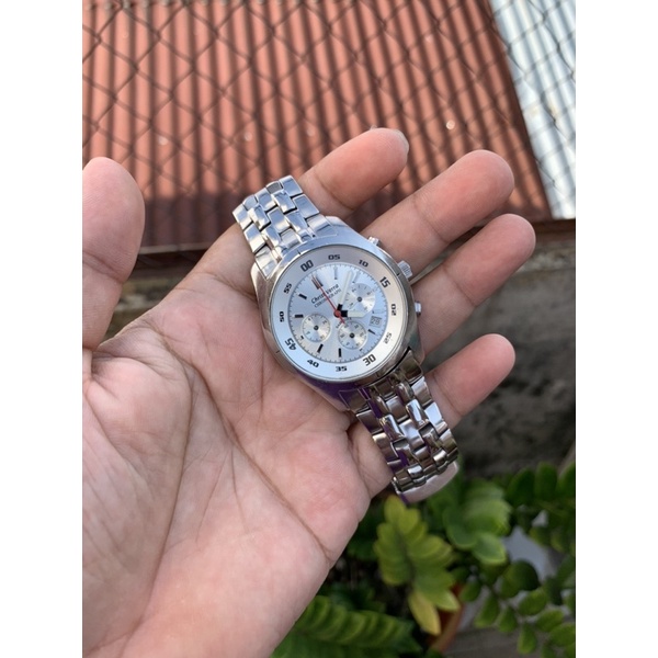 Jam Tangan Pria Christ Verra Chronograph Original Stainless Steel