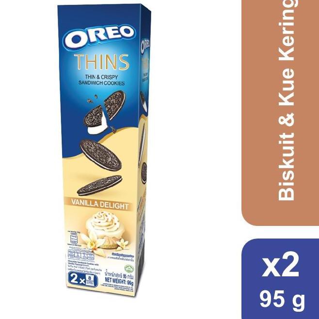 

➛tu Oreo Thins Vanila Delight 95 gr - 2pcs ✥ ➛