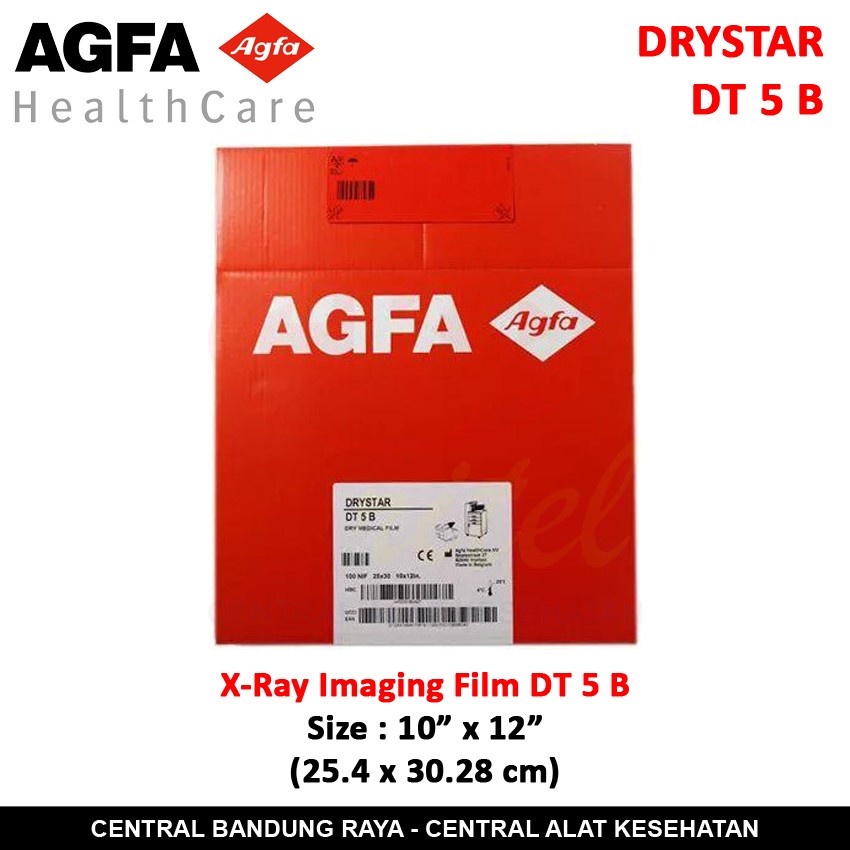 AGFA imaging Film X-Ray / Rontgen Radiologi DT5B | 10 x 12 inch