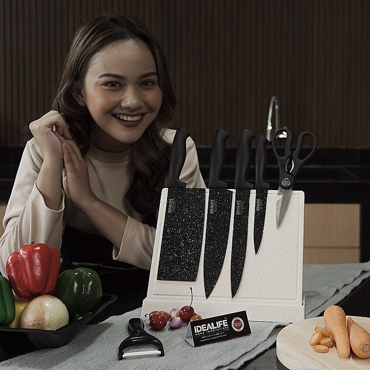 Knife Set Perlengkapan Pisau Dapur IL160E IDEALIFE