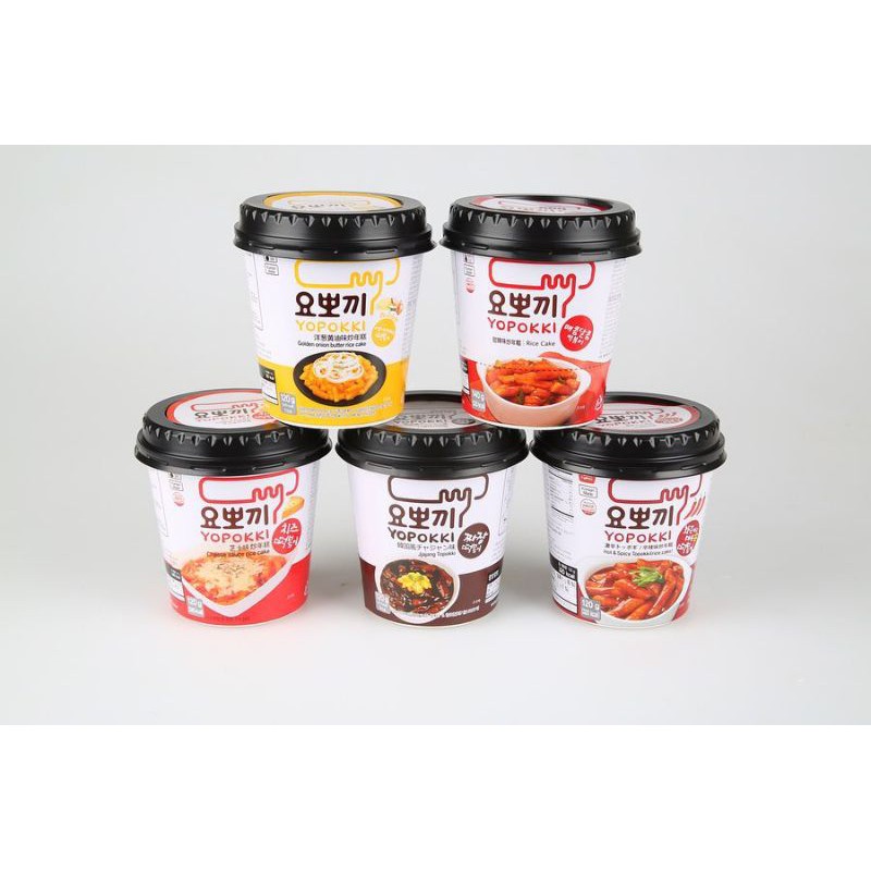 Topokki YOUNG POONG YOPOKKI Rice Cake Cup 140 g Halal Import Tteokbokki