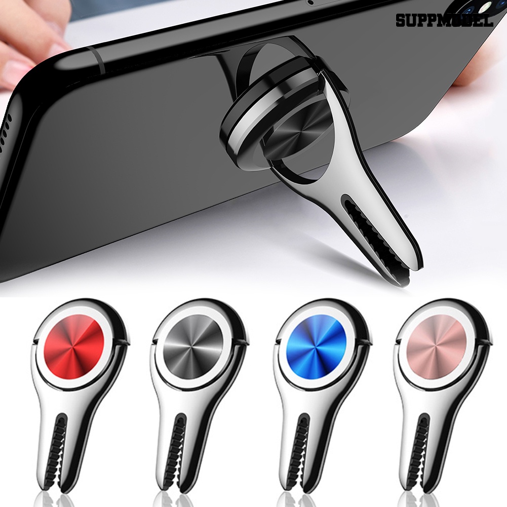 Sdl Ring Holder Hp Universal Bisa Berputar 360 Derajat Bahan Alloy Untuk Vent Ac Mobil