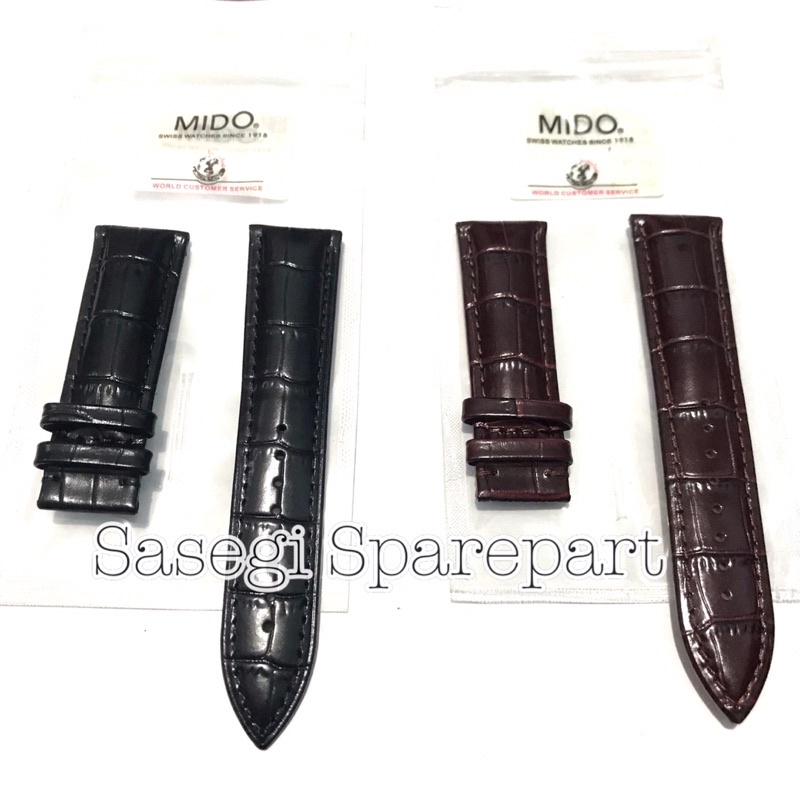 Strap Tali Kulit Jam Tangan Mido Strap Kulit Mido Leather Tali Kulit Jam Mido