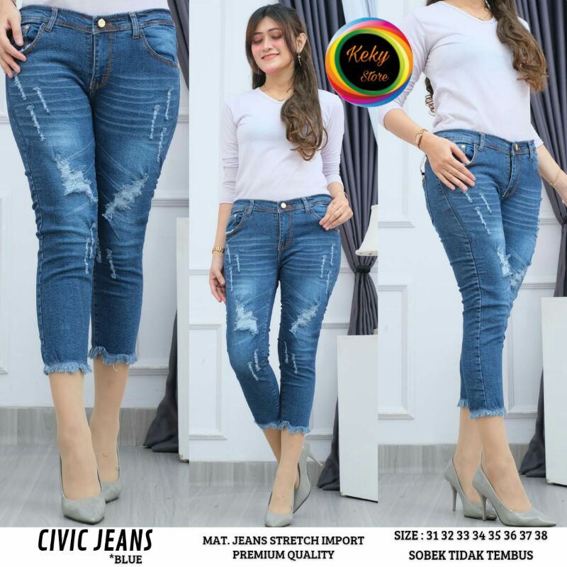 CELANA Jeans kekinian Jeans strtch Import