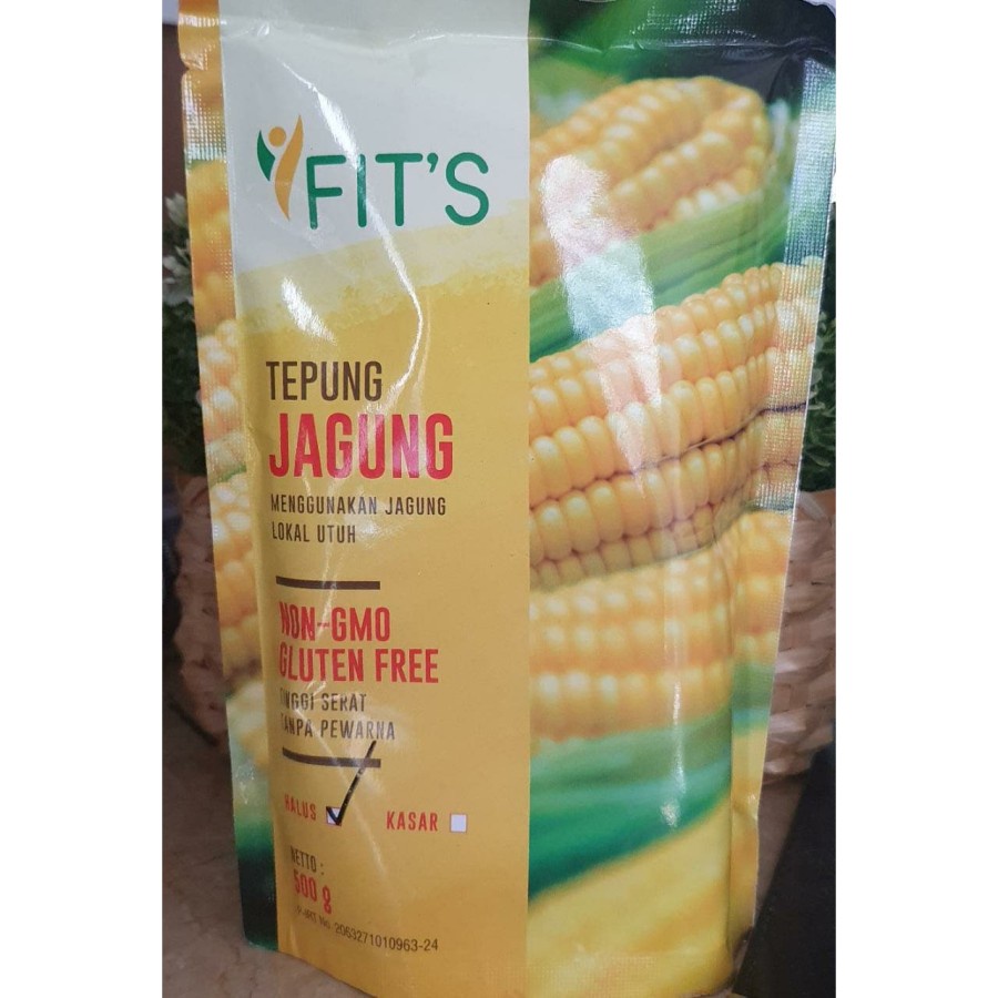 

Terlaris FITS Tepung Jagung HALUS (Polenta) Non GMO Polenta Corn Flour 500 g