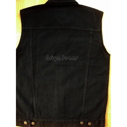 Jaket Rompi Pria Jeans Levi's Warna Hitam