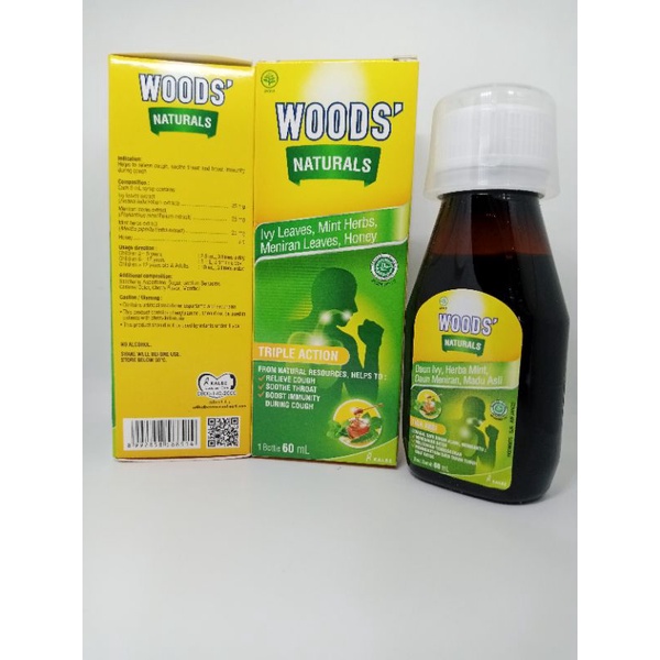 WOODS HERBAL NATURAL SIRUP 60 ml ED 12/2024