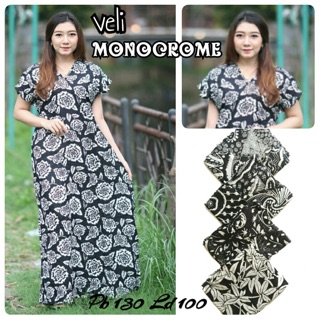 Daster veli monocrome daster batik  bumil grosir  baju  tidur 