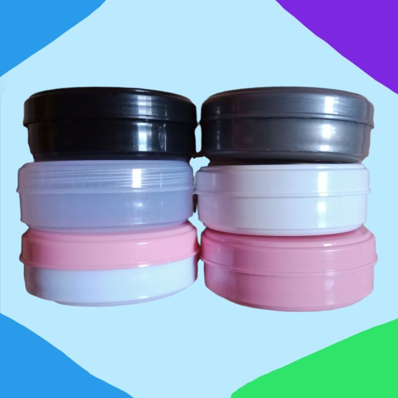 Pot Lulur HB Handbody 100gr Tersedia Warna Hitam Pink Abu Abu Putih Pot Pomade Pot Salep Wadah Lulur