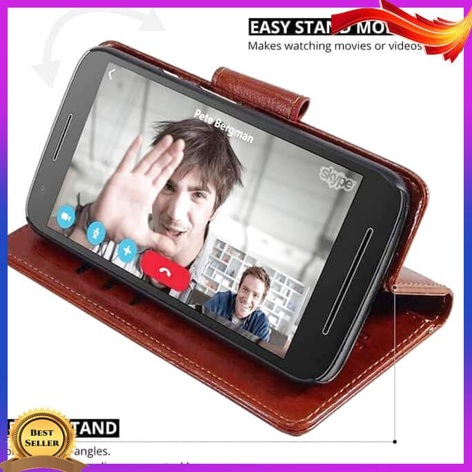 ACC HP FLIP LEATHER SAMSUNG A01 CORE 2020 CASE KULIT CASIING