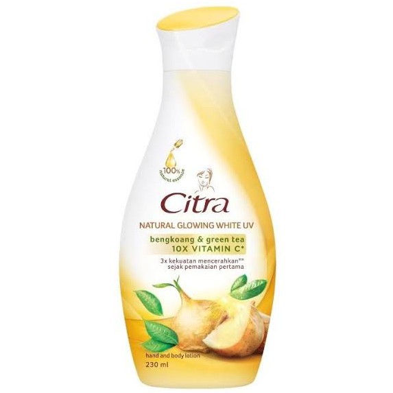 Citra Hand Body Lotion Natural Glowing White UV 230ml