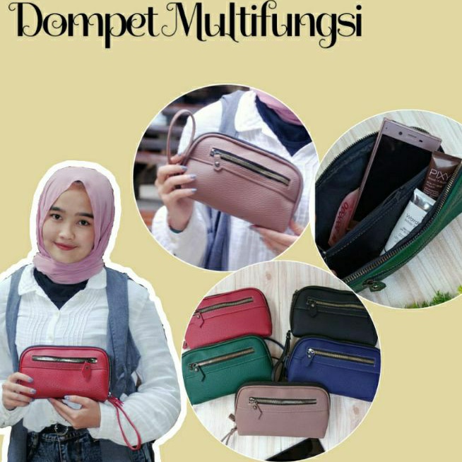 dompet hp serbaguna dompet papirut kulit jeruk dompet simpel dompet kartu wanita dompet kosmetik dompet koin murah muat banyak bisa cod