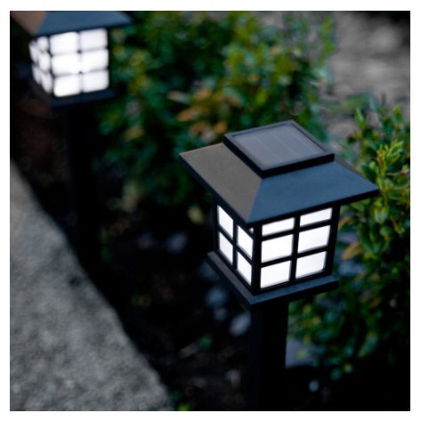 [LAMPUTAMAN] - TaffLED Lampu Taman LED Creative Energi Solar - YF-922 - Black