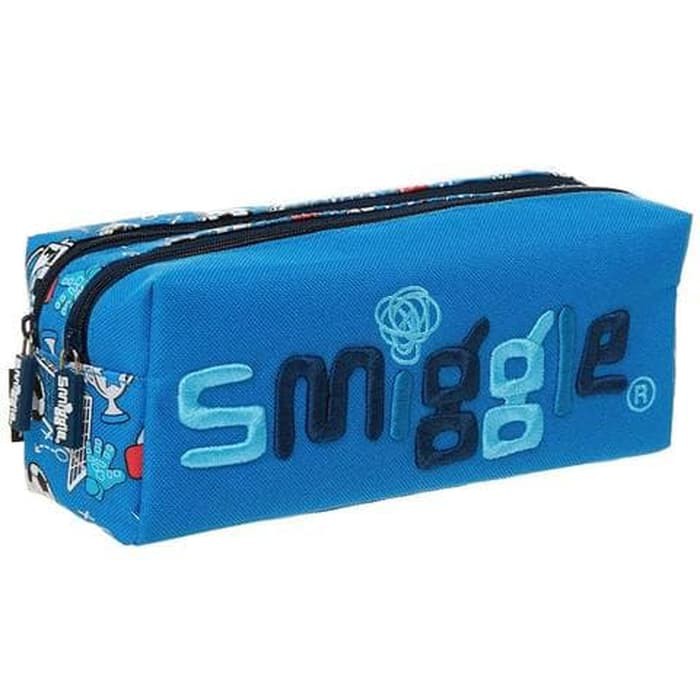 

READY SMIGGLE KICKS TWIN ZIP PENCIL CASE - TEMPAT PENSIL SMIGGLE